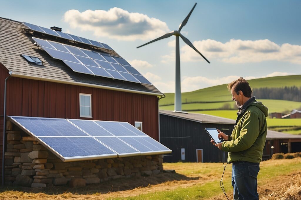 CountryWide Farmer_A_farm_powered_by_renewable_energy_sources_Solar_panel