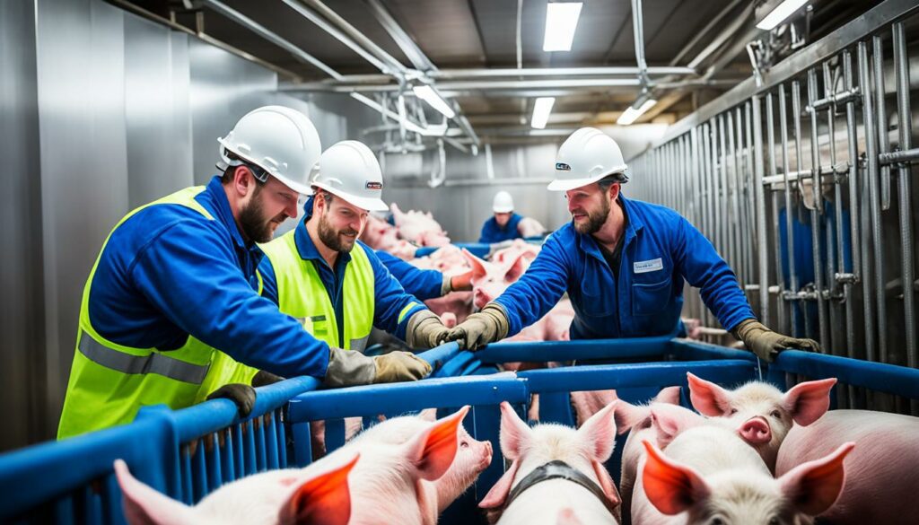 pig handling pig handling